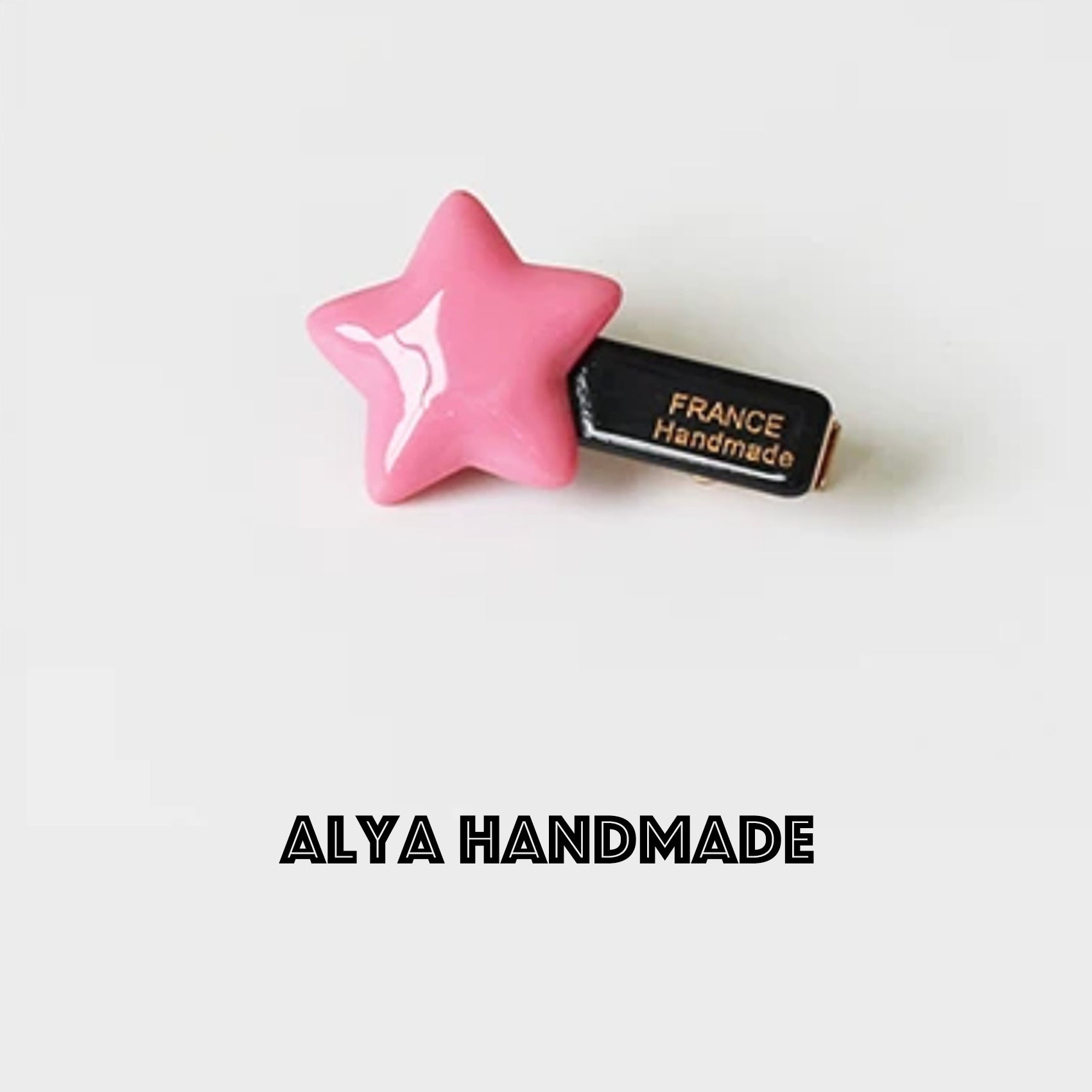 Acetate star duckbill clip