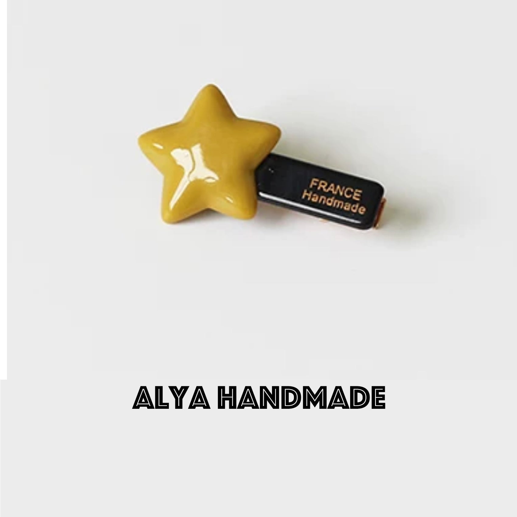 Acetate star duckbill clip