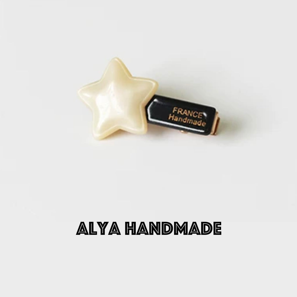 Acetate star duckbill clip